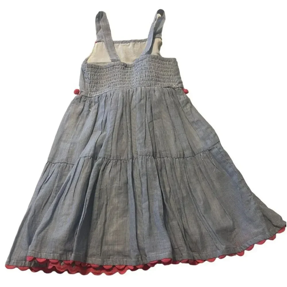 RARE EDITIONS Toddler Girls Size 2 Safari Animal Border Cotton Sundress Excellen